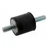 Image de Silent Bloc Mâle/mâle 30 Mm   Type M8   Longueur 20/30 Mm   Accessoire Pour Tronçonneuse   Couleur Noire