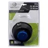 Image de Blister Tête Complète Double Fil Adaptable Pour Machines Husqvarna Modèles T-25. Diamètre 105mm. Adaptateur Filetage M10 X 1,25m