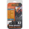 Image de Jeu de deux chaînes de tronçonneuse Ozaki avec revêtement semi-carré : 3/8''lp 043'' (1,1 mm) 50 maillons (E50)