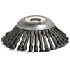 Image de Tête Brosse Métallique Pour Débroussailleuse Diamètre: 150 Mm Et Angle De 45°. A Partir De 30cc. S'adapte Comme Une Lame De Coup