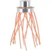 Image de Tête Aluminium Brosse 8 Fils Nylon (16 En Sortie) Pour Débroussailleuse De Cylindrées Jusqu'à 30cc. Modèle Universel (alésage 20