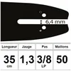Image de Guide Ozaki 35 Cm 3/8lp 1,3mm