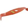 Image de Coupe spéciale 2 dents pour ronces, profil incurvé (réduction du bruit) et couleur orange (haute visibilité), adaptée au désherbage