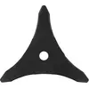 Image de Lame de coupe professionnelle à 3 dents, adaptable aux débroussailleuses   largeur de coupe 300 mm, alésage : 25,4 mm, épaisseur : 4 mm.