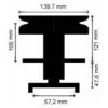 Image de Palier De Lame Husqvarna - Bernard Loisirs - Jonsered - Ayp - Roper 105891 - 121687 - 121676x