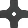 Image de Lame de coupe à 4 dents ébavurée, adaptable aux débroussailleuses   largeur de coupe 200 mm, alésage : 25,4 mm, épaisseur : 1,6 mm