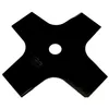 Image de Lame 4 Dents Évidées Adaptable Pour Débroussailleuse - Coupe De 230mm, Alésage: 25,4mm, Épaisseur: 1,6mm