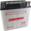 Image de Batterie plomb-acide Tashima 12V, 7a. L: 135, L: 75, H:133mm, Pôle positif à droite. Adaptée aux motos. (Livrée avec l'acide séparément). - Batterie à remplir