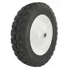 Image de Roue En Acier À Moyeu Déporté Universelle - Ø: Ext: 203mm, Alésage: 12,7mm - Largeur: 38mm - Long Moyeu: 35mm - Profil Diamant