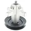 Image de Lame réglable pour tondeuse autoportée MTD modèle LF125H, diamètre : axe extérieur : 142 mm. Remplace les pièces d'origine : 618-04474, 918-04474a, 618-