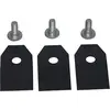 Image de Jeu comprenant 3 lames adaptables pour robots Electrolux, Husqvarna et Gardena, électriques. Longueur : 36 mm. Remplace les pièces d'origine : 5351387-02, 5351388-