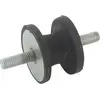 Image de Modèle universel de silentbloc Diabolo - ø : 40 mm, L : 30 mm, filetage : M8, longueur du filetage : 19 mm