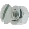 Image de Vis de lame avec écrou et rondelle, compatible avec Brill et Gardena   Longueur : 16 mm, diamètre : 8 mm