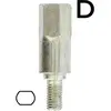 Image de Adaptateur profilé Stihl 6,5 mm   Se monte avec notre articulation angulaire universelle 1602042, notre sécateur 1603093 et notre lame universelle 1801.