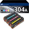 Image de Pack 4 toners compatible HP 304A - Neuf