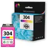 Image de 123CONSOMMABLES - 304 - Cartouches d'encre Compatible avec HP 304 Couleur pour Cartouche Encre 304 p - Neuf