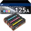 Image de 123CONSOMMABLES - 125A - Toner compatible avec HP 125A CB540A CB541A CB542A CB543A pour HP Laserjet - Neuf