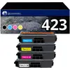 Image de Pack 4 Toners compatibles BROTHER TN-423 - Neuf