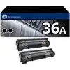 Image de Pack 2 Toners compatible HP 36A noir - Neuf