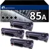 Image de Pack 4 Toners compatible HP 85A noir - Neuf