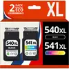 Image de 123CONSOMMABLES - PG-540 XL CL-541 XL - Pack pour cartouche Canon 540 541 XL - encre Canon 540 et 54 - Neuf