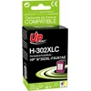Image de Encre compatible UPrint avec F6U67AE, HP 302XL, H-302XLCL, couleur, 400s, 18ml