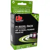 Image de Pack UPrint compatible HP 302 XL noir et couleur - Neuf