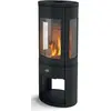 Image de Poêle à bois ROSNAY étanche - 7 kW - Rdt: 76,7% - B. 33 cm - Eco Control - Noir