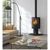 Image de Godin Tamaris, Autoportant, Anthracite, Fonte de fer, Acier, Bois de chauffage, 75%, 7500 W