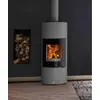 Image de Poêle bois bûche GODIN Terrasson 8Kw - Gris - 400230