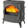 Image de Poêle à bois fonte 11kw noir - Godin - 366201PEINTANTH -