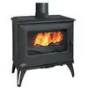 Image de Poêle à bois fonte 8kw anthracite - Godin - 388151ANTH - cube 2