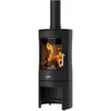 Image de Poêle à bois 8kw noir - Godin - 388154ANTH - mirande 2