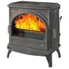 Image de Poêle à bois fonte 9kw anthracite - Godin - 366106ANTHRACITE - petit carvin 2
