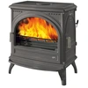 Image de Poêle À Bois Fonte 9kw Anthracite - Godin - 366106anthracite