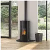 Image de Poêle à granulés 9kw noir - Godin - 490345NOIR - estray 2