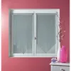 Image de Homemaison - Petit Rideau En Pointe Etamine Brodée Ajourée Gris Gris Clair 45x120cm