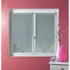 Image de Homemaison - Petit Rideau En Pointe Etamine Brodée Ajourée Gris Gris Clair 60x120 Cm