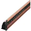 Image de Grille extérieure auto-réglable hauteur 35mm longueur 375mm brun - RENSON - 00471203