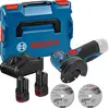 Image de Meuleuse d'angle 12V GWS 12V-76 + 2 batteries 3Ah + chargeur + coffret L-Boxx   BOSCH - 06019F200Y