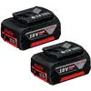 Image de Pack de 2 batteries Li-Ion GBA 18V 5Ah - BOSCH - PACK2BAT5LI