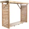 Image de Abri-bûches En Bois Dallas