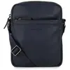Image de Lancaster Sacoche cuir de vachette SOFT VINTAGE Bleu/Camel