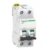 Image de Schneider Electric   Disjoncteur Bipolaire 2p C 10a   Protection Contre Surcharges Et Courts-circuits   A9f77210