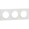 Image de Odace Styl - plaque 3 postes horizontaux ou verticaux entraxe 71mm blanc - SCHNEIDER ELECTRIC - S520706