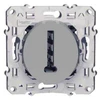 Image de -Prise jack Schütz T Odace Aluminium Gris Schneider Electric