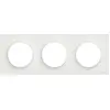 Image de Plaque Triple Odace Styl, Blanc