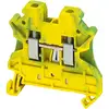 Image de Schneider Electric - Borne À Vis Pour Conducteur De Protection 2 Points 2,5mm² Vert/jaune Schneider Nsytrv22pe