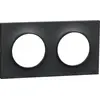 Image de Odace Styl - plaque 2 postes horizontaux ou verticaux entraxe 71mm anthracite - SCHNEIDER ELECTRIC - S540704
