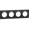 Image de Odace Styl - plaque 4 postes horizontaux ou verticaux entraxe 71mm anthracite - SCHNEIDER ELECTRIC - S540708
